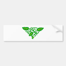 florales Ornament floral Autoaufkleber