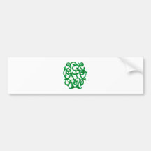 florales Ornament floral Autoaufkleber