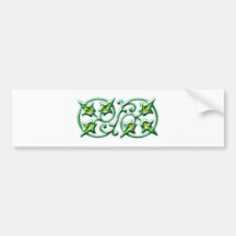 florales Ornament floral Autoaufkleber