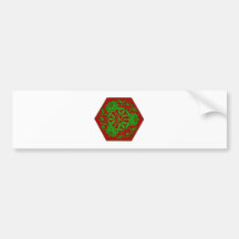 florales Ornament floral Autoaufkleber