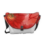 Florales rojos se ruborizan bolsas de mensajeria