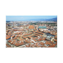 Florencia envolvió la lona impresiones de lienzo