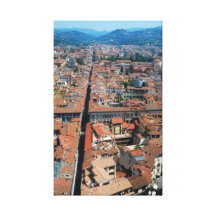 Florencia envolvió la lona lienzo envuelto para galerías