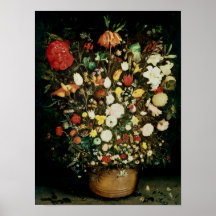 Florero de flores posters