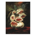 Florero de Vincent van Gogh con los Peonies Postal