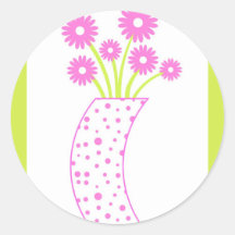 Florero - pegatina