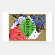 Flores 1925 de Superieure del perfume de Francia Rectangular Altavoz
