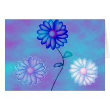 Flores alegres felicitación