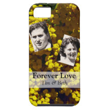 Flores amarillas del monedero iPhone 5 Case-Mate funda
