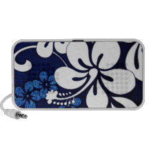 Flores azules de Hawaii Mini Altavoz