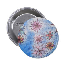 Flores bonitas de Nouveau del arte Pins