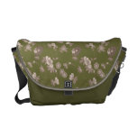 Flores bonitas del país bolsas de mensajería