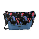 Flores bonitas del país bolsas de mensajeria