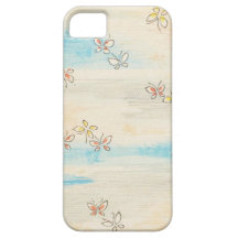 Flores brumosas de la primavera iPhone 5 Case-Mate cobertura