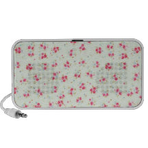 Flores color de rosa elegantes lamentables florale iPod altavoz