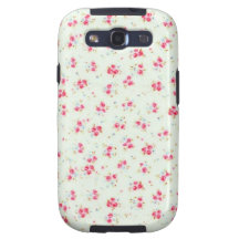 Flores color de rosa elegantes lamentables florale galaxy s3 cobertura