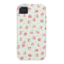 Flores color de rosa elegantes lamentables florale iPhone 4/4S fundas