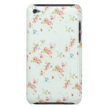 Flores color de rosa lamentables florales elegante iPod touch funda