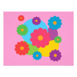 Flores coloridas anuncios  