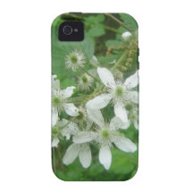 Flores de Blackberry iPhone 4/4S Funda