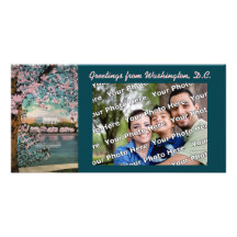 Flores de cerezo Photocard Tarjetas Personales
