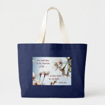 Flores de cerezo retroiluminadas 2 bolsas lienzo