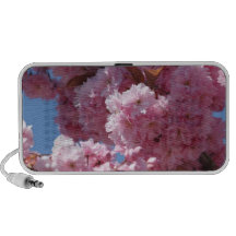 Flores de cerezo rosadas iPod altavoces