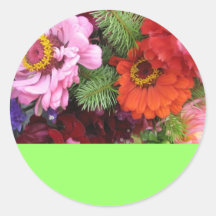 Flores de corte pegatina