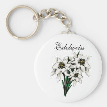 Flores de Edelweiss Llavero