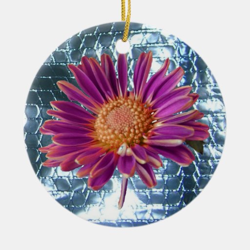 Flores de la cinta aislante adorno de navidad