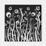 flores de la fantasía iman de frigorífico