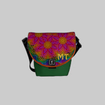 Flores de la fantasía, modelos del arco iris y mon bolsas messenger
