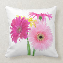 Flores de la margarita del Gerbera almohadas