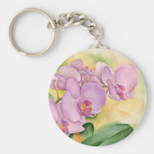 Flores de la orquídea del Phalaenopsis - multi Llavero