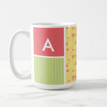 Flores de la primavera; floral tazas