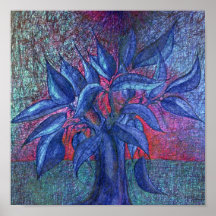 Flores de los árboles poster