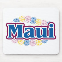 Flores de Maui Tapetes De Raton