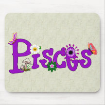 Flores de Piscis Alfombrilla De Raton