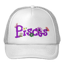 Flores de Piscis Gorras De Camionero
