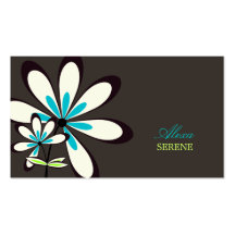 Flores de PixDezines+remolinos/colores diy Plantillas De Tarjeta De Negocio