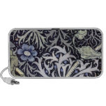 Flores de William Morris Laptop Altavoces