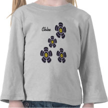flores del chloe camisetas
