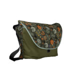 flores del doodle bolsas de mensajeria