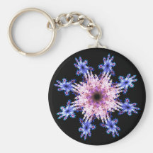 Flores del fractal llavero
