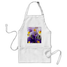 Flores del iris delantales