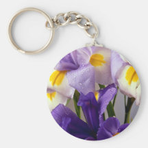 Flores del iris llavero