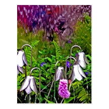 Flores del metal en Chelsea Tarjetas Postales
