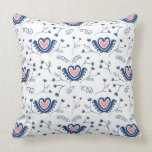 Flores del n de los corazones almohadas