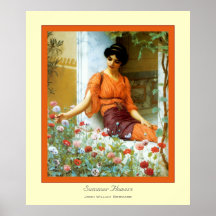 Flores del verano posters