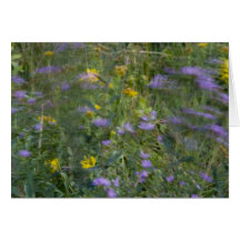 Flores en el viento (tarjeta)